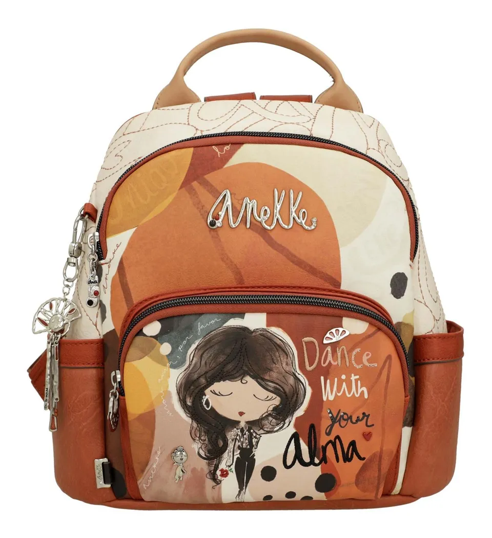 Anekke Magic Souls Zaino Antifurto Donna Multicolore