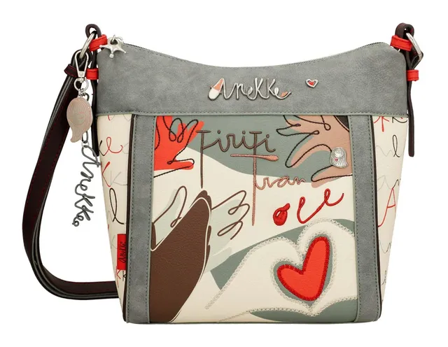 Anekke Mediterranean Ole borsa a tracolla 30x28 cm stampa artistica