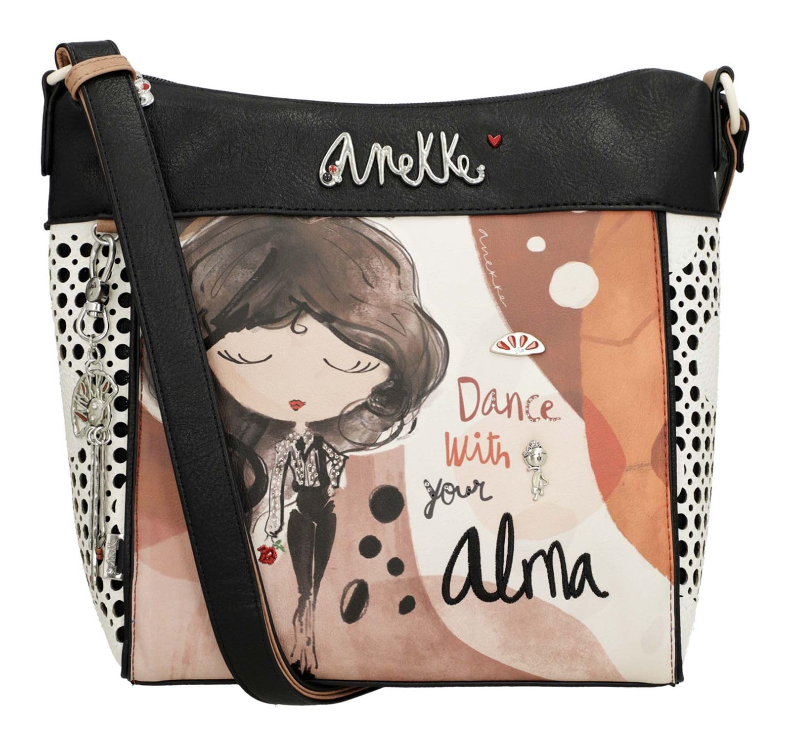 Anekke Alma crossbody tracolla 30x27 donna scomparti