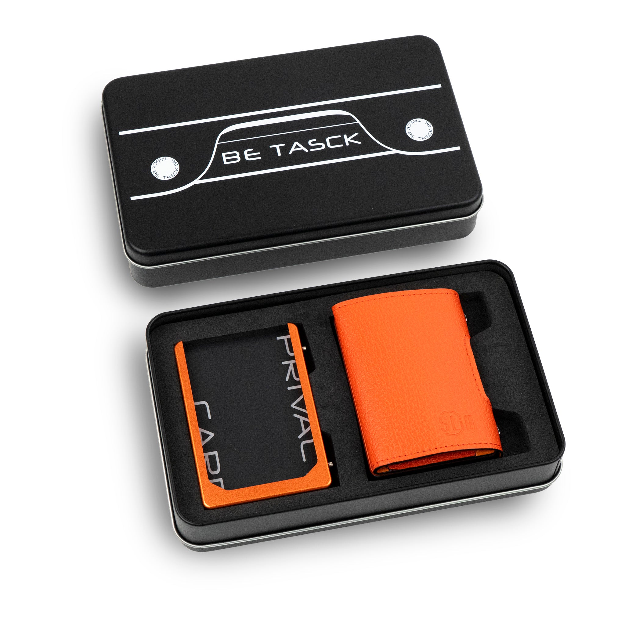 SLim Be Tasck Cinghialino Arancio portafoglio Frame Arancione