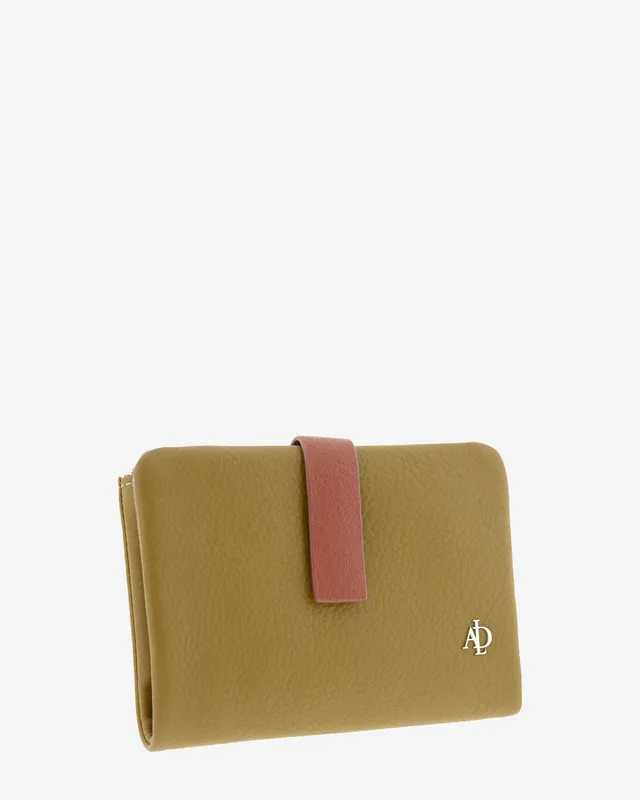 Adapell Brisa 4249 portafoglio donna pelle verde sage