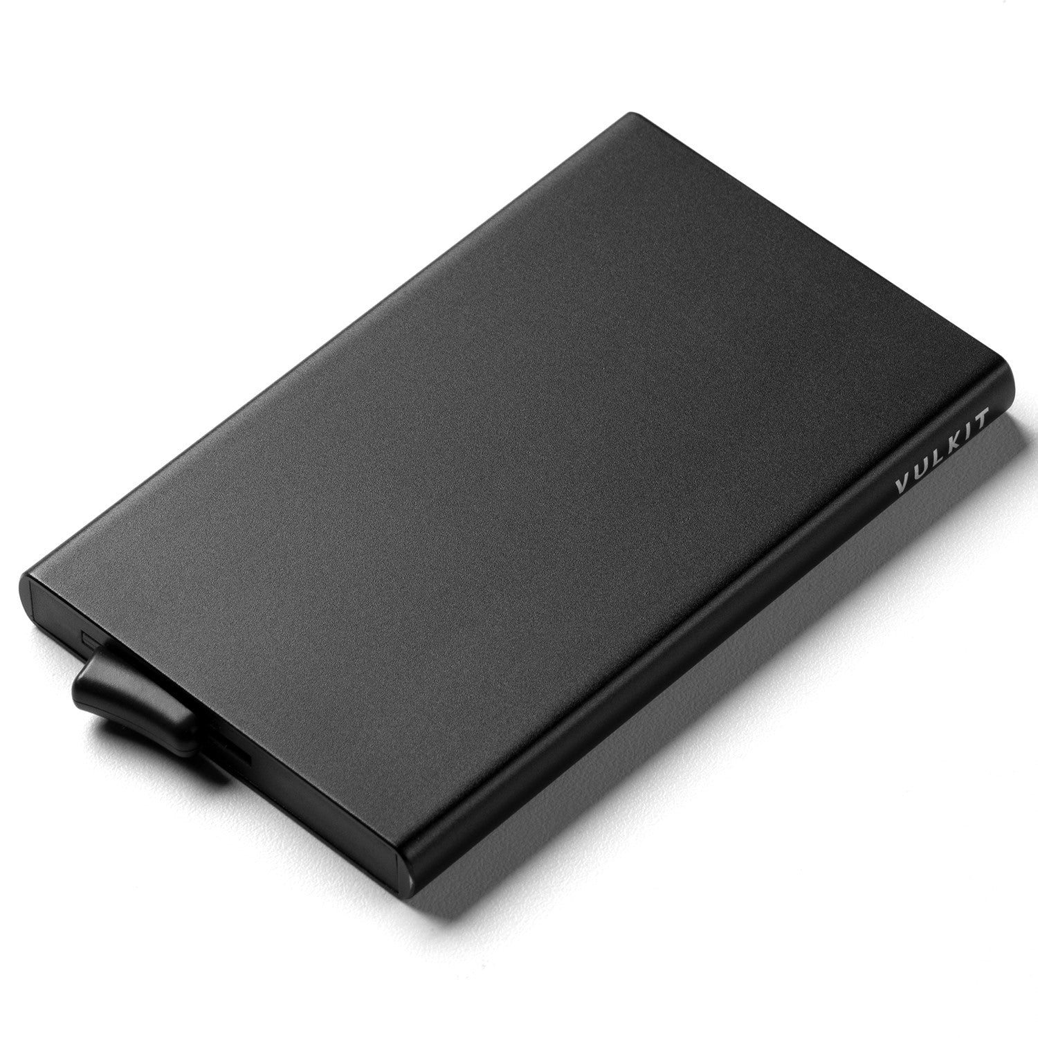 VULKIT VC100 Portacarte Alluminio Nero Senza Fermasoldi RFID