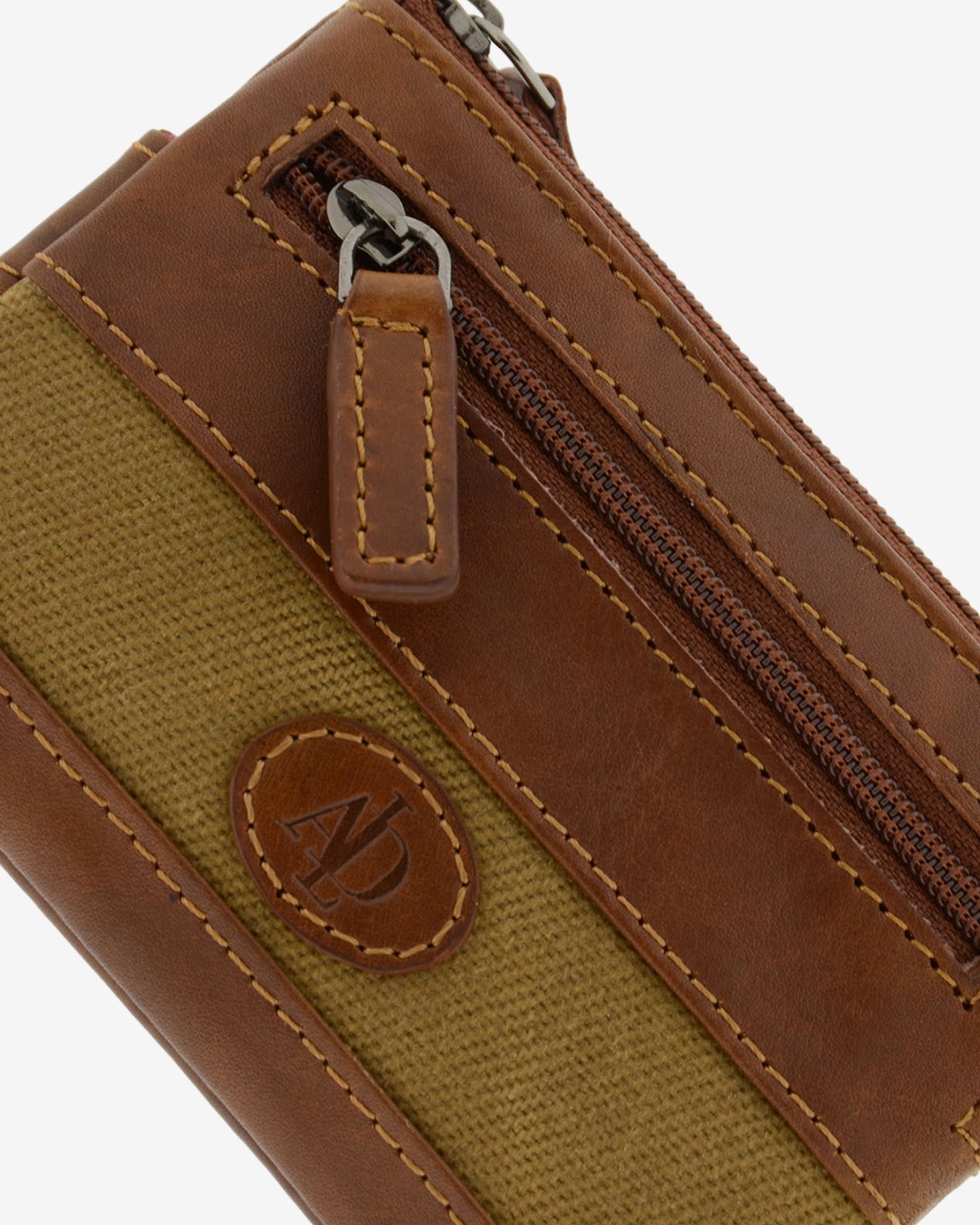 Adapell Range 1623 portamonete uomo Cuoio pelle canvas