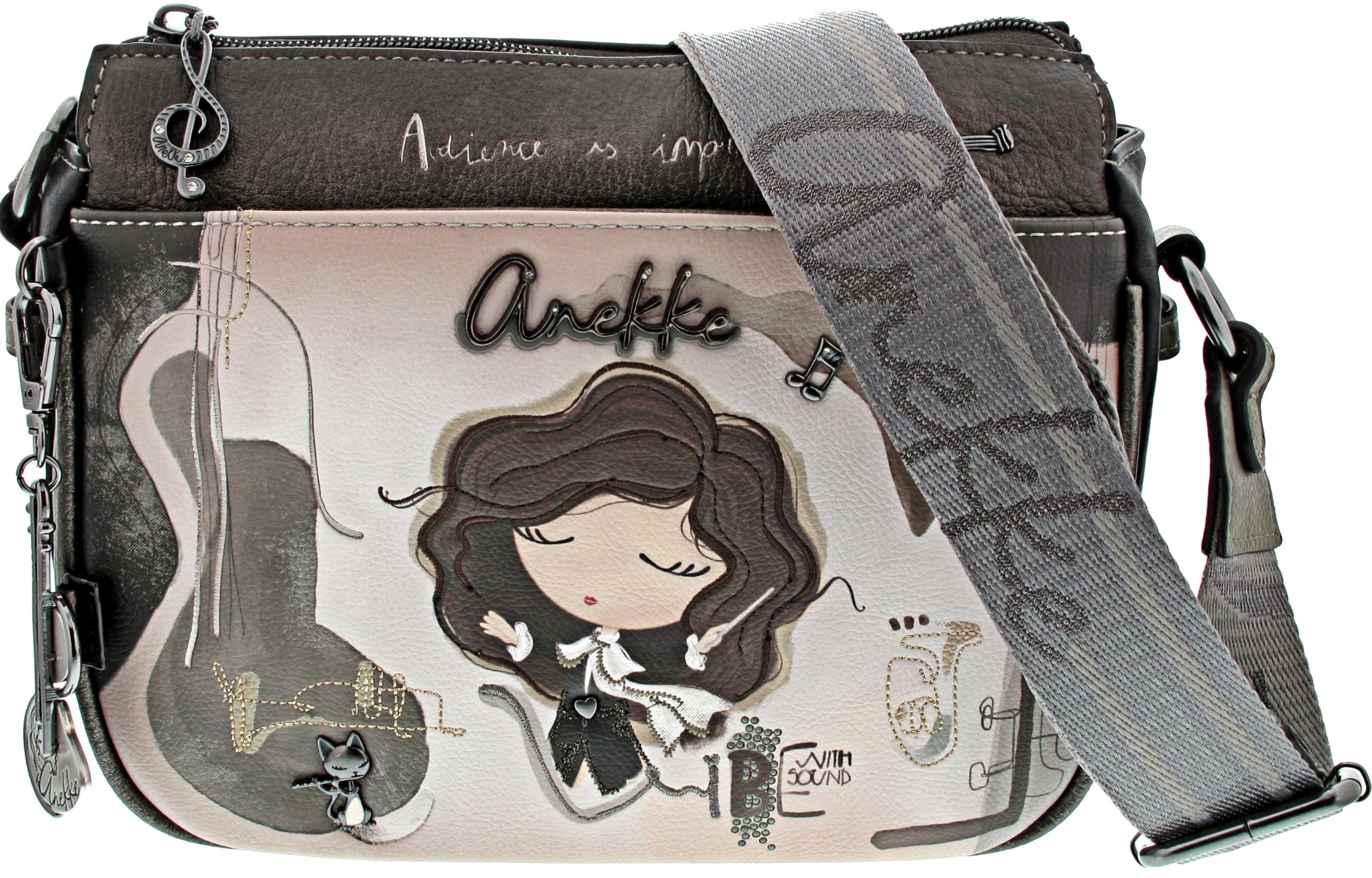 Anekke Orchestra tracolla media 3 scomparti donna
