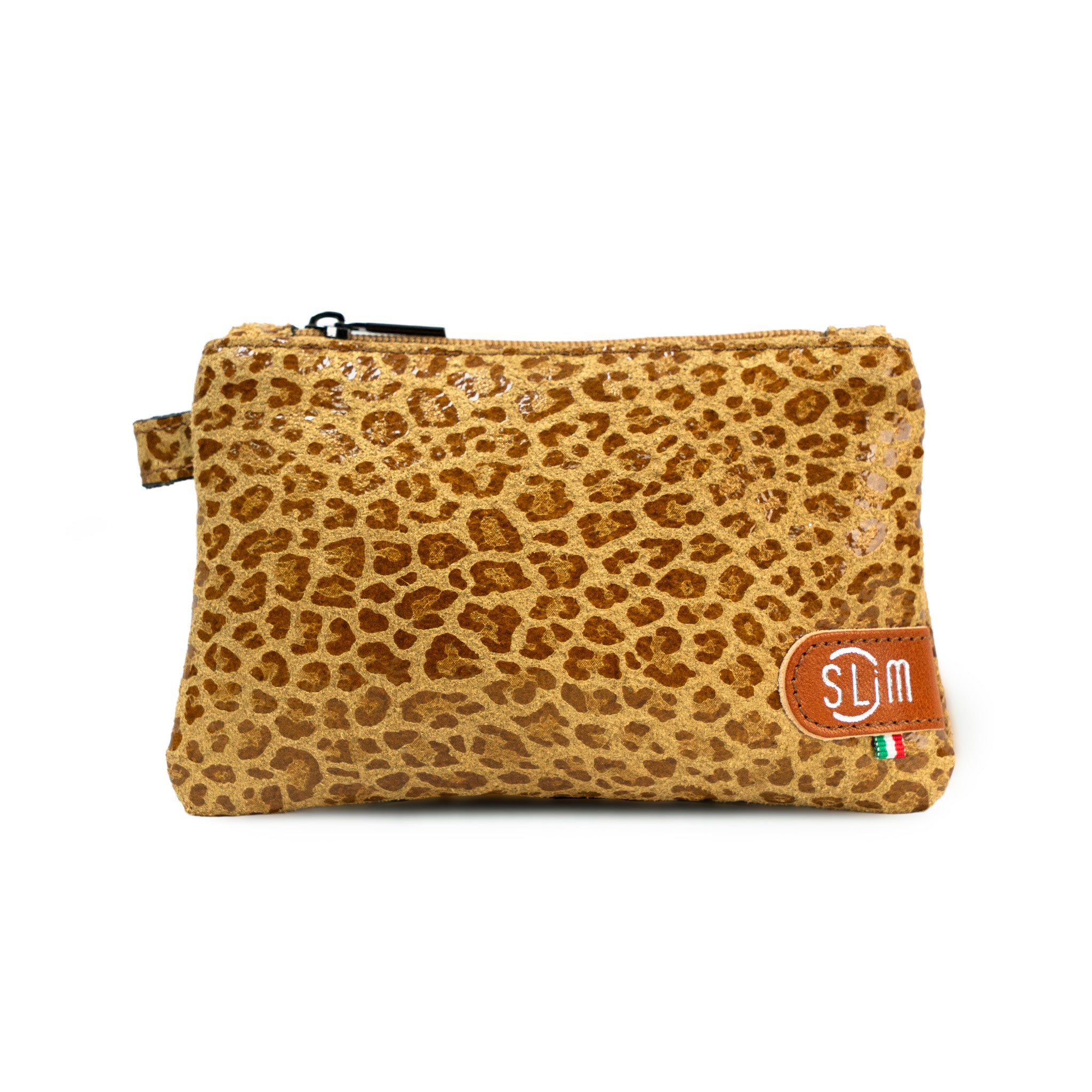 SLim Mini Pochette portamonete pelle compatta