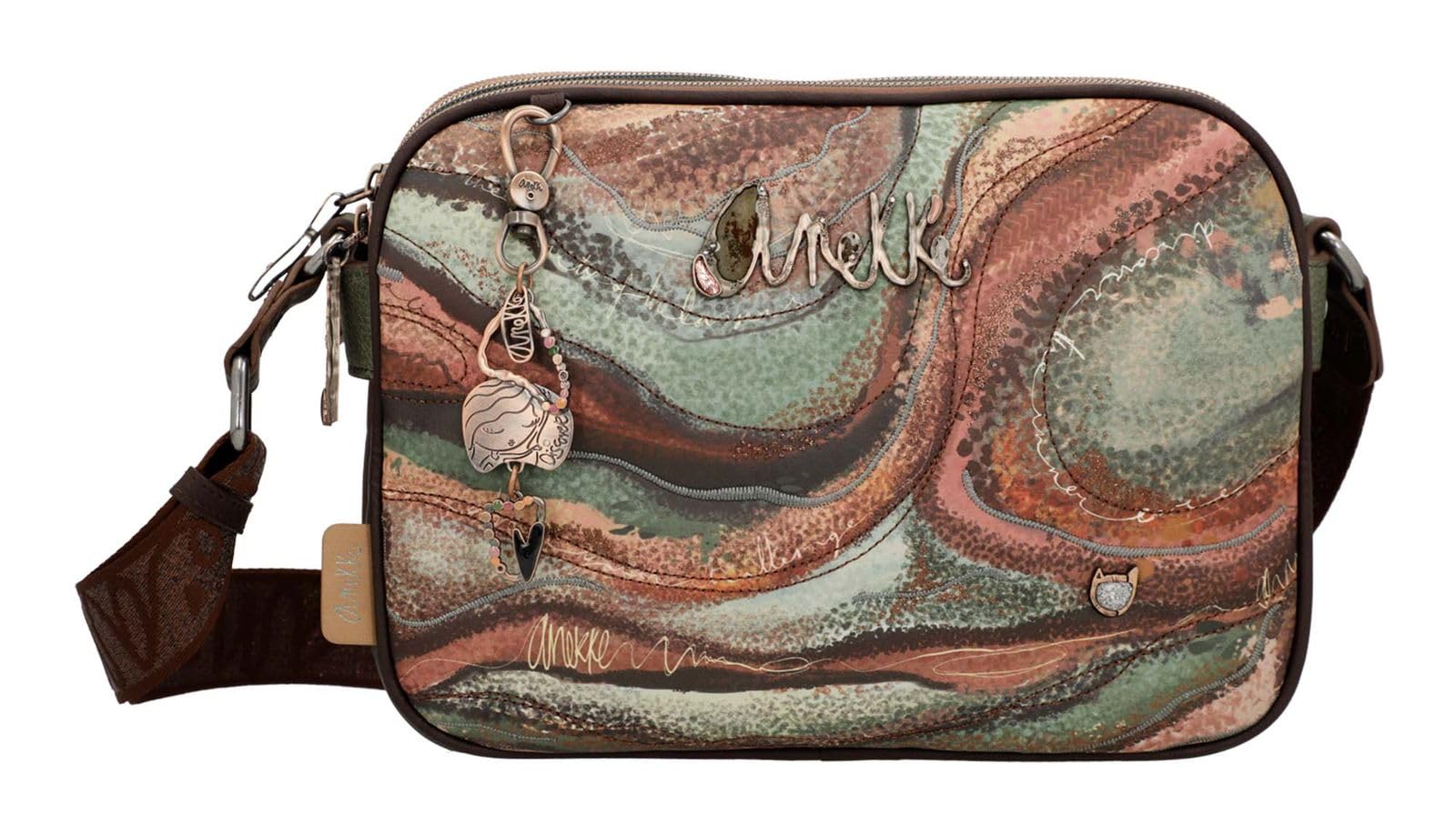 Anekke Outer borsa tracolla 3 scomparti 25 cm