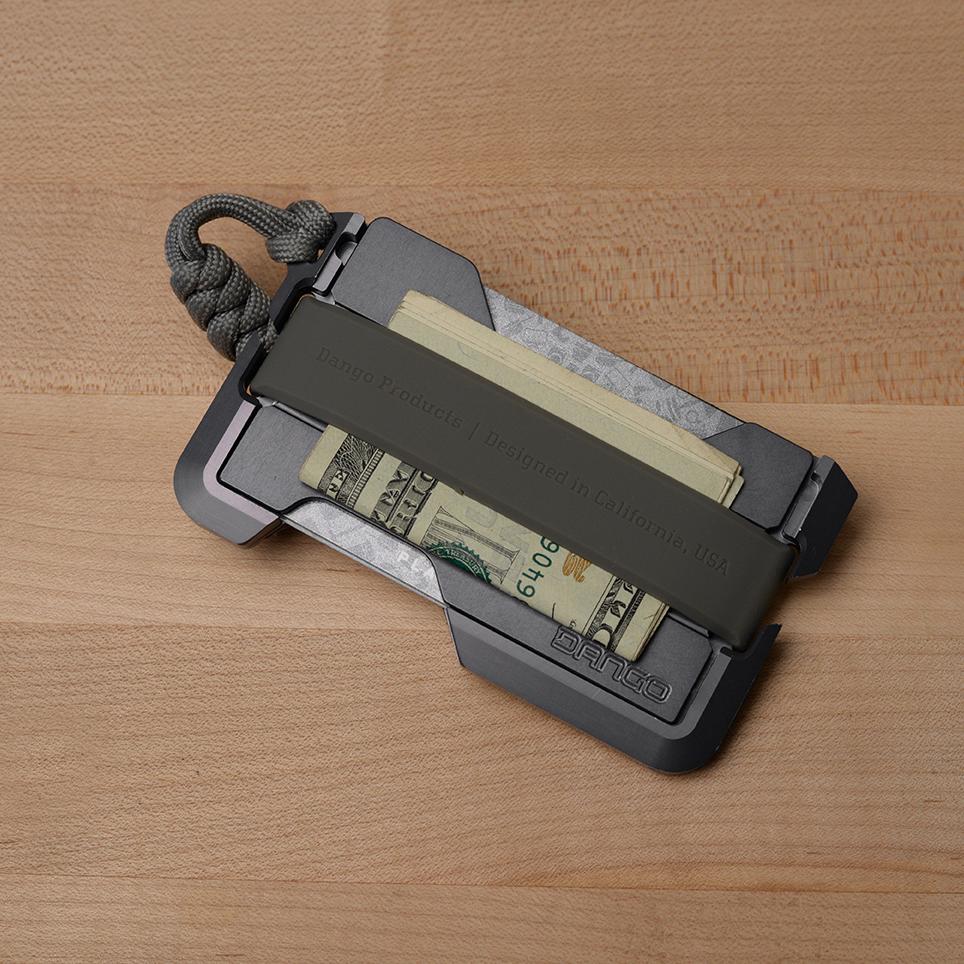 Dango D01 Dapper portafoglio grigio pelle RFID 12 carte