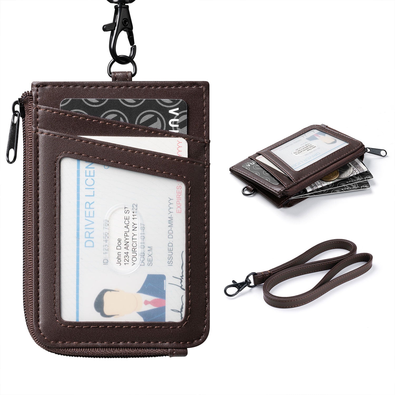 VULKIT ID Card Holders VBH103 porta badge nero RFID cerniera