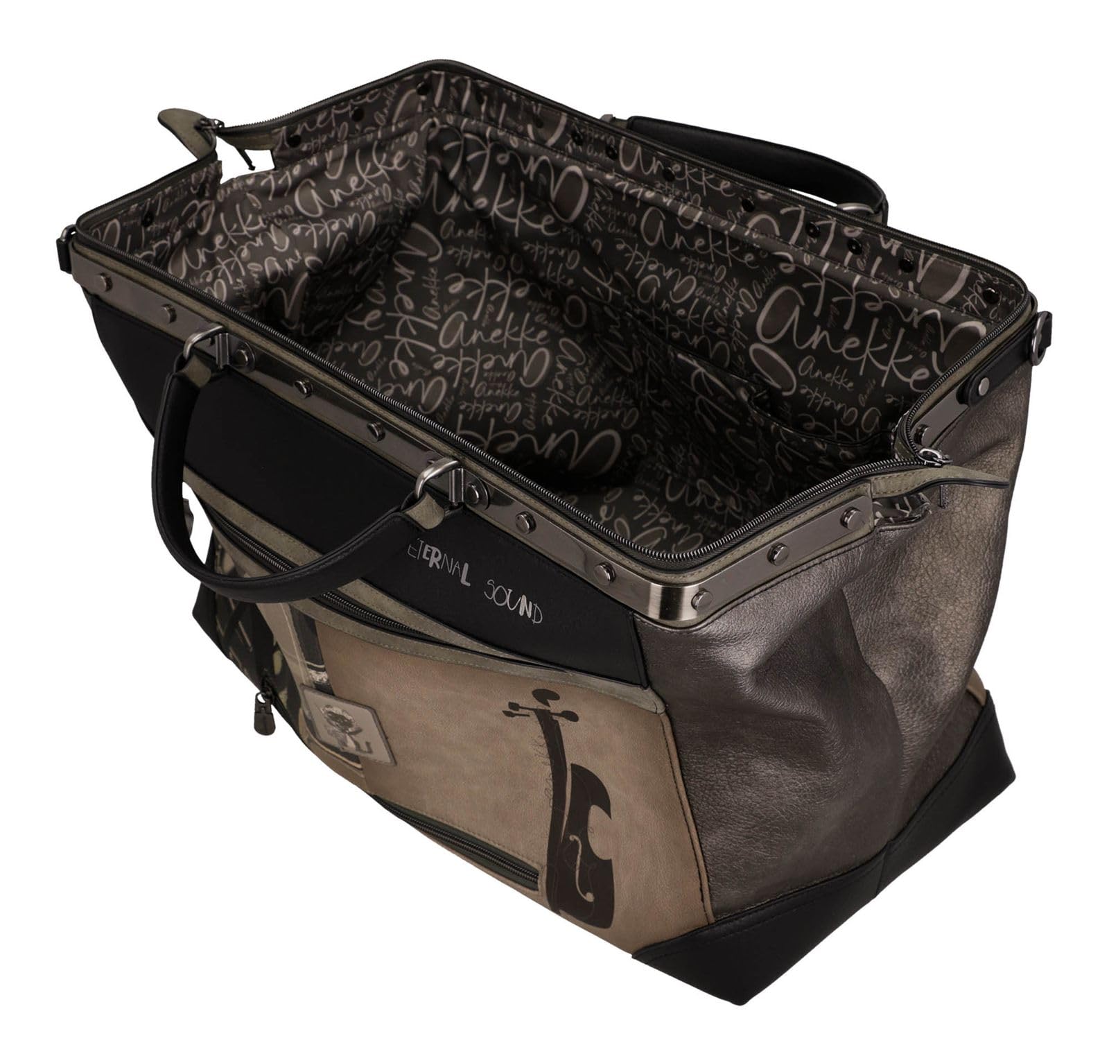 Anekke Orchestra Borsa da Viaggio con Tracolla e Fascia Trolley