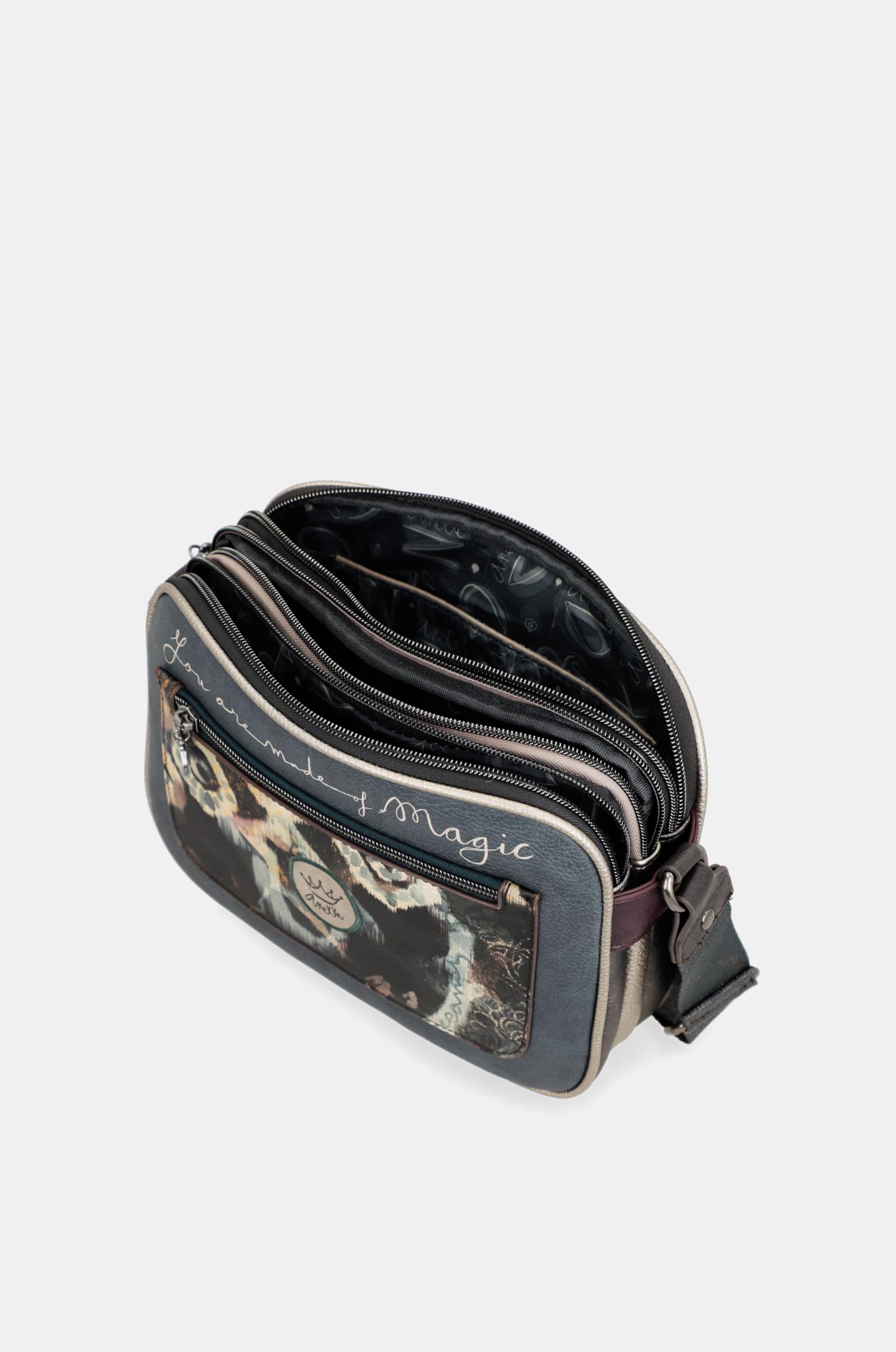 Anekke Real borsa tracolla donna 25x19x6 cm cerniera