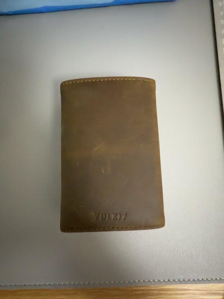 VULKIT VC302P Portafoglio Pop Up Pelle Marrone