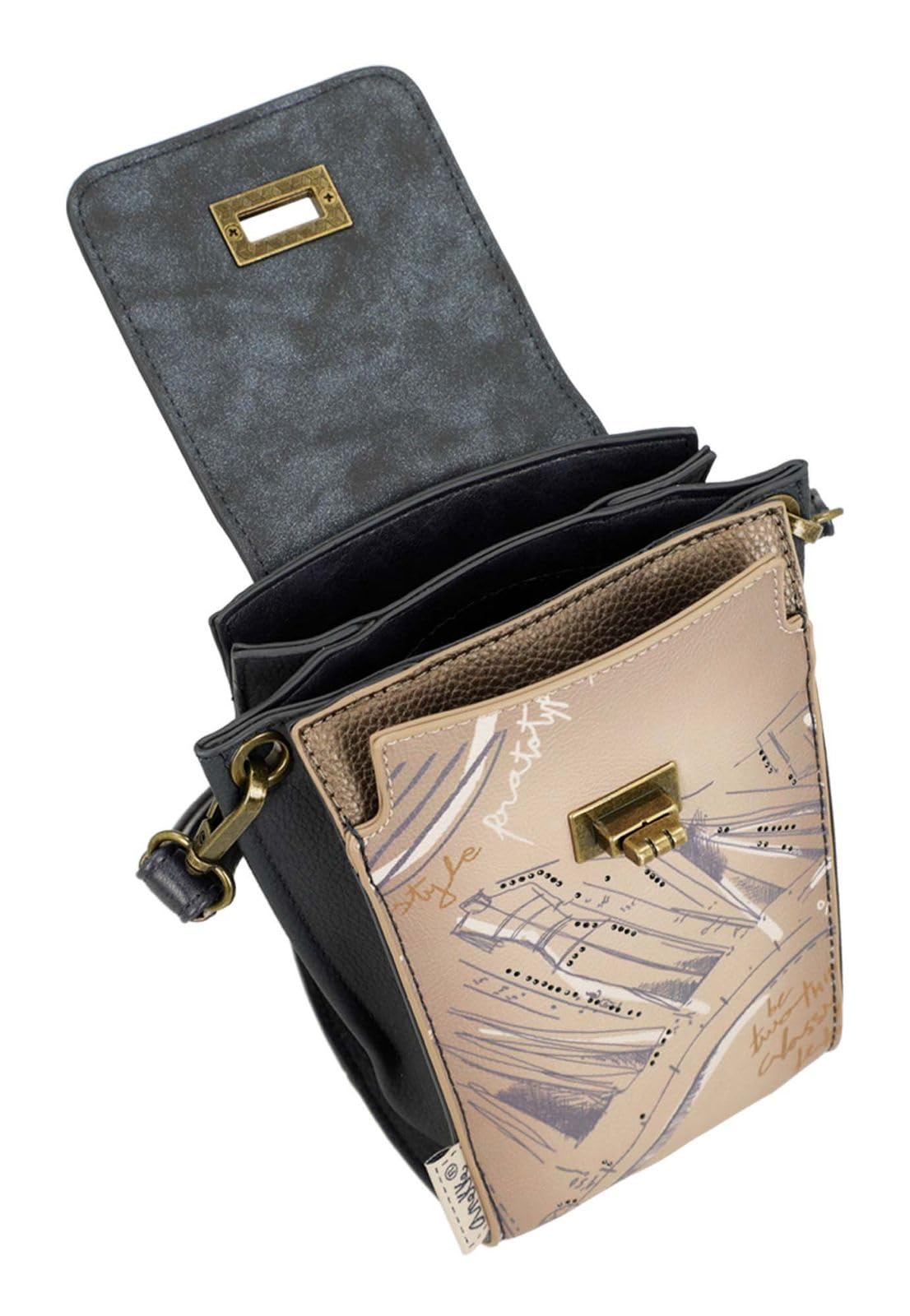 Anekke Studio Mini tracolla stampata donna