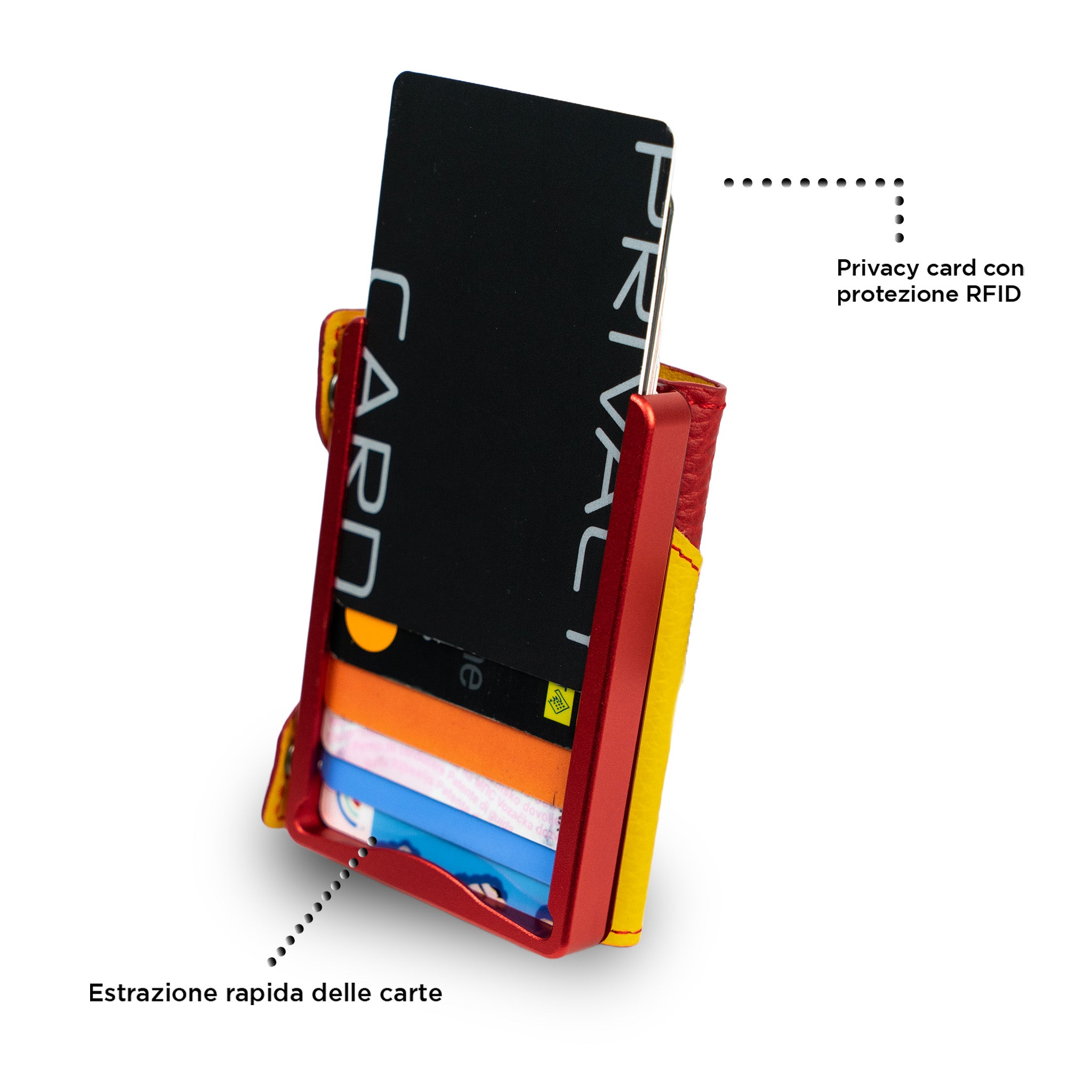 SLim Be Tasck Sicilia Trinacria Portafoglio Frame Nero