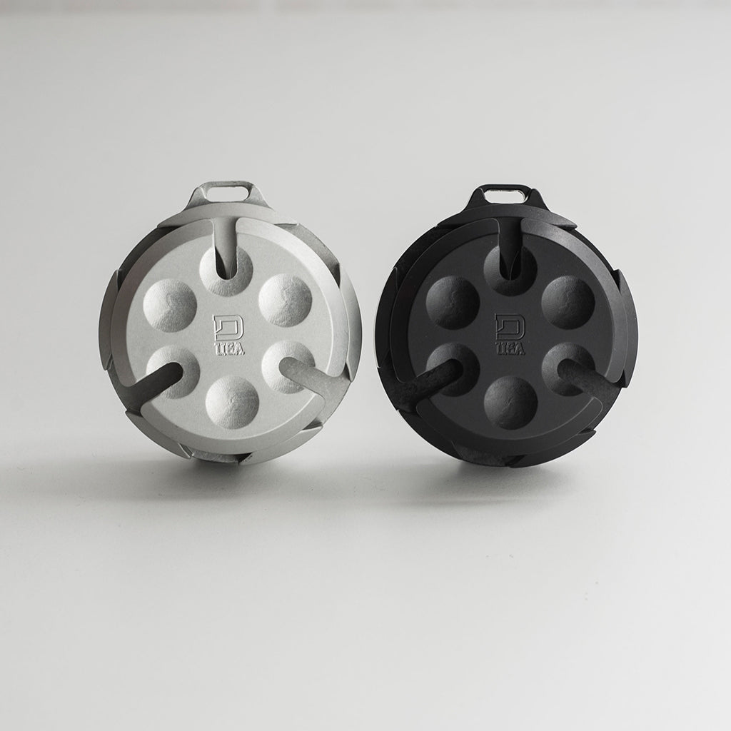 Dango Capsules Coin Capsule portamonete jet black alluminio