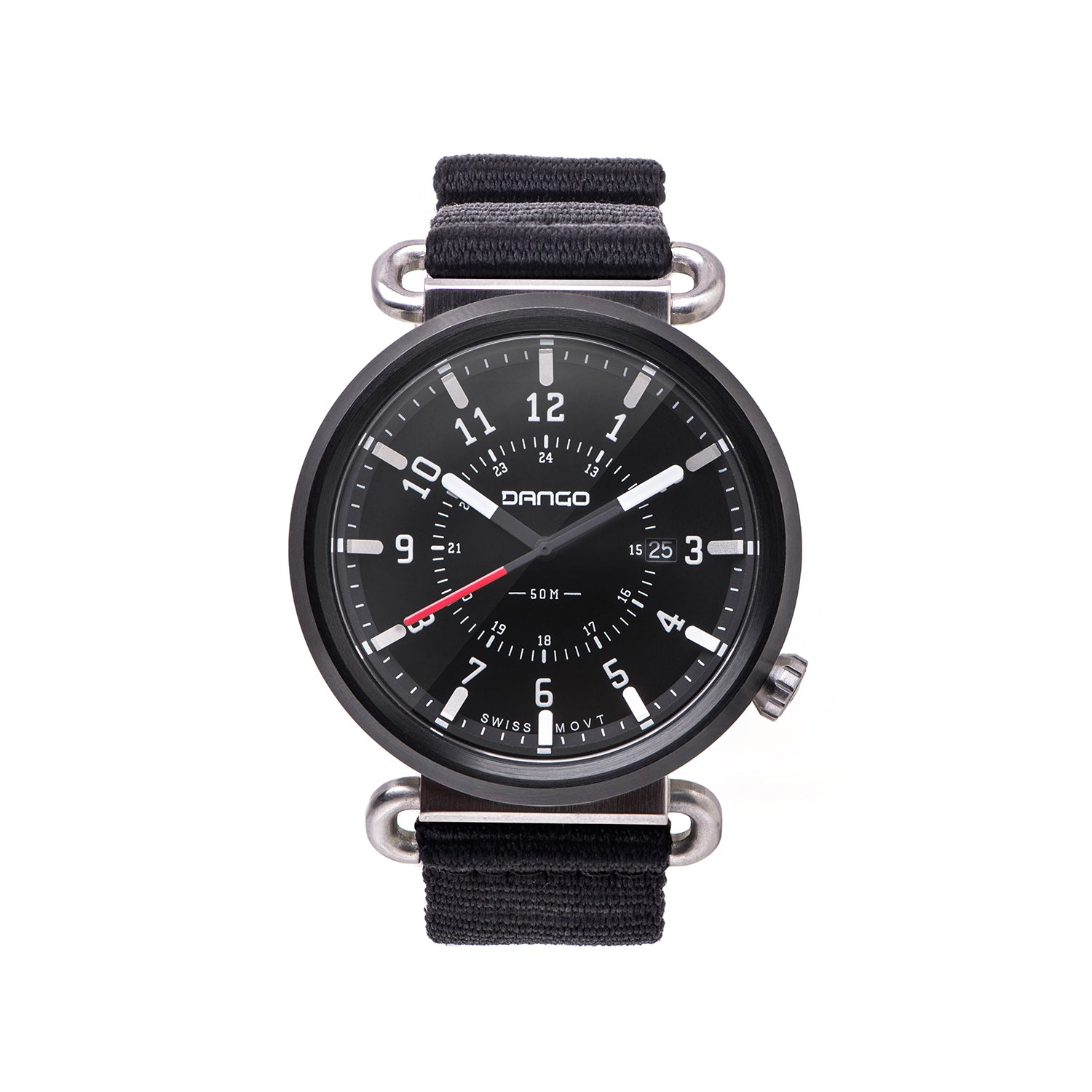 Dango TK-01 orologio outdoor quarzo nylon nero 45mm