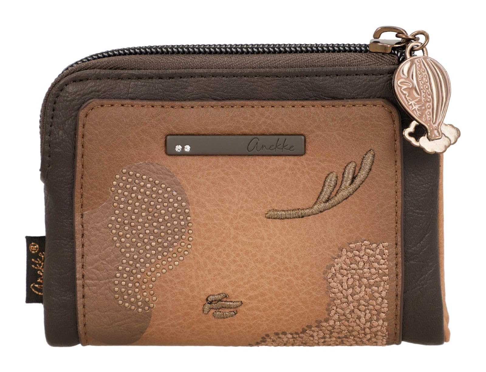 Anekke Voyage Portafoglio piccolo RFID morbido anti-RFID