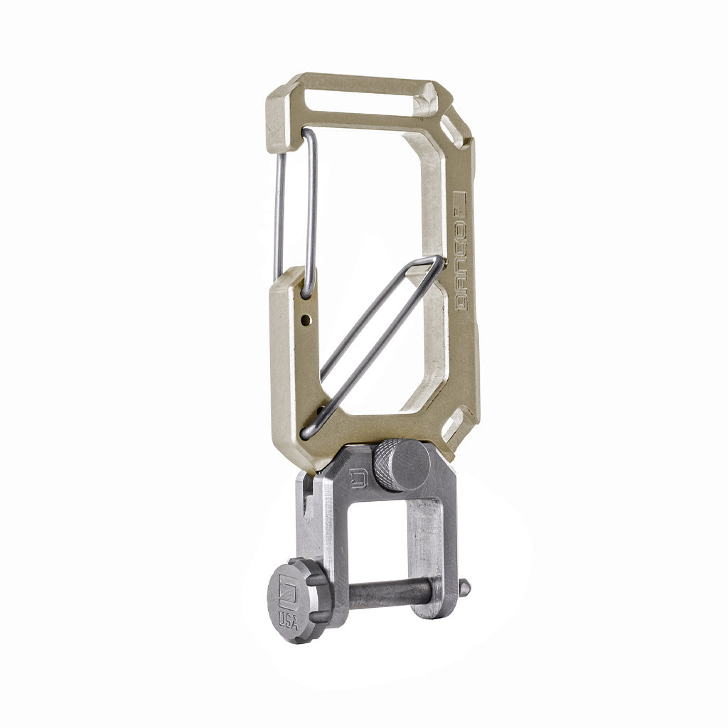 Dango Carabiner Moschettone Alluminio + Portachiavi 8 Chiavi