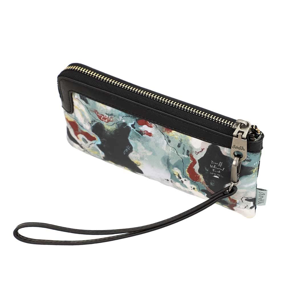 Anekke Nature Woods Portafoglio Pochette RFID Maniglia