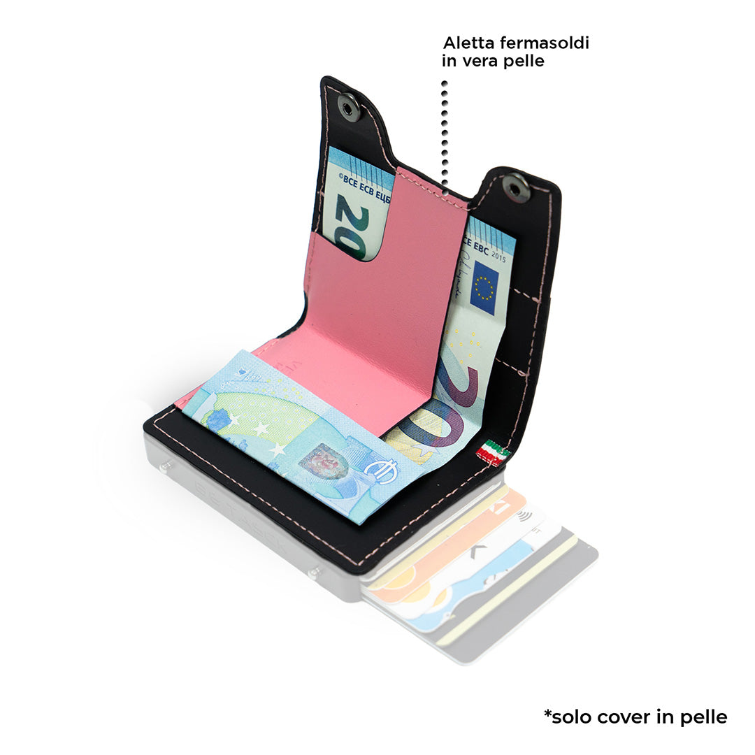 SLim Cover Pelle Be Tasck Bicolor Rosanero Custodia