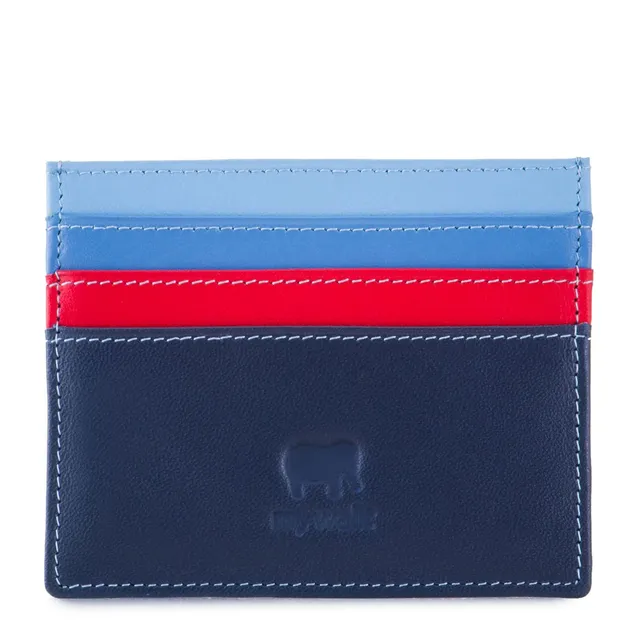 Mywalit Milano portafoglio pelle blu taglia unica