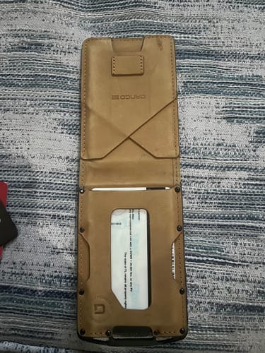 Dango M1 Lite Bifold portafoglio nero blackout RFID 13 carte