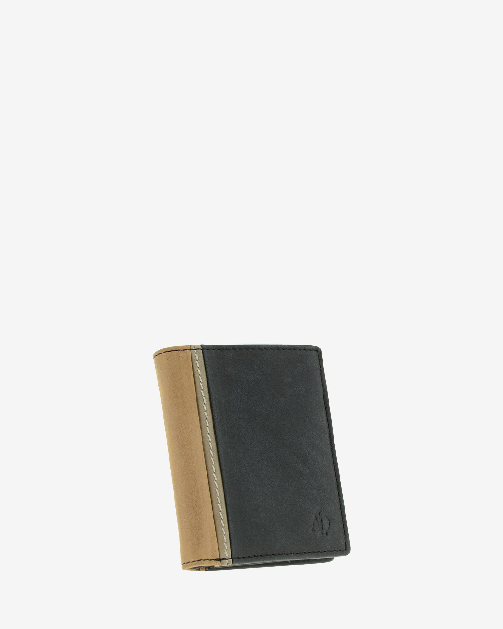 Adapell Oxford 1642 portafoglio uomo nero 9 carte ID