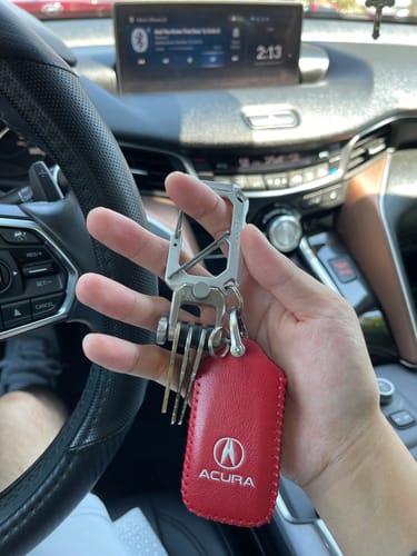 Dango Carabiner Moschettone Alluminio + Portachiavi 8 Chiavi