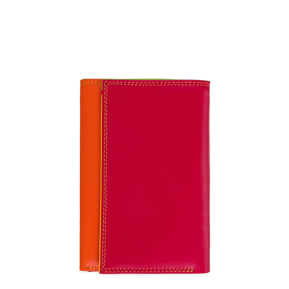 Mywalit Milano Wrap Purse Portafoglio Pelle Sangria Multi