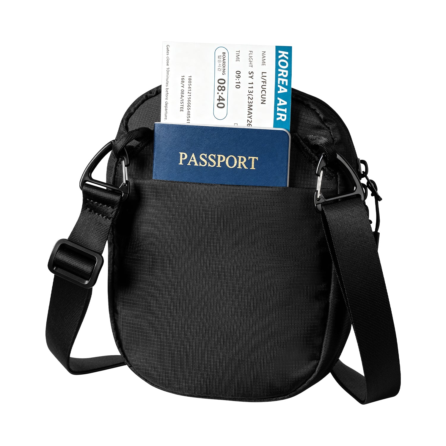 VULKIT VB115 City Flux Tracolla 1,3L Nero Compatta