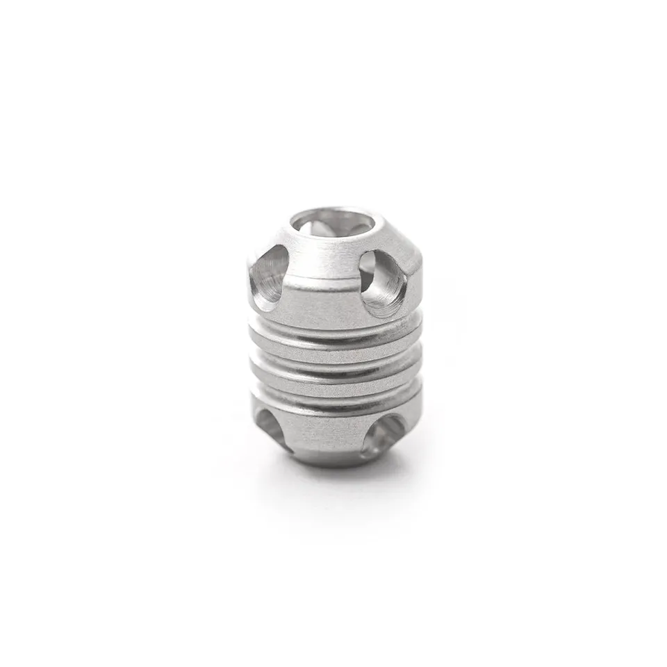 Dango Capsules EDC Bead perlina paracord argento satinato