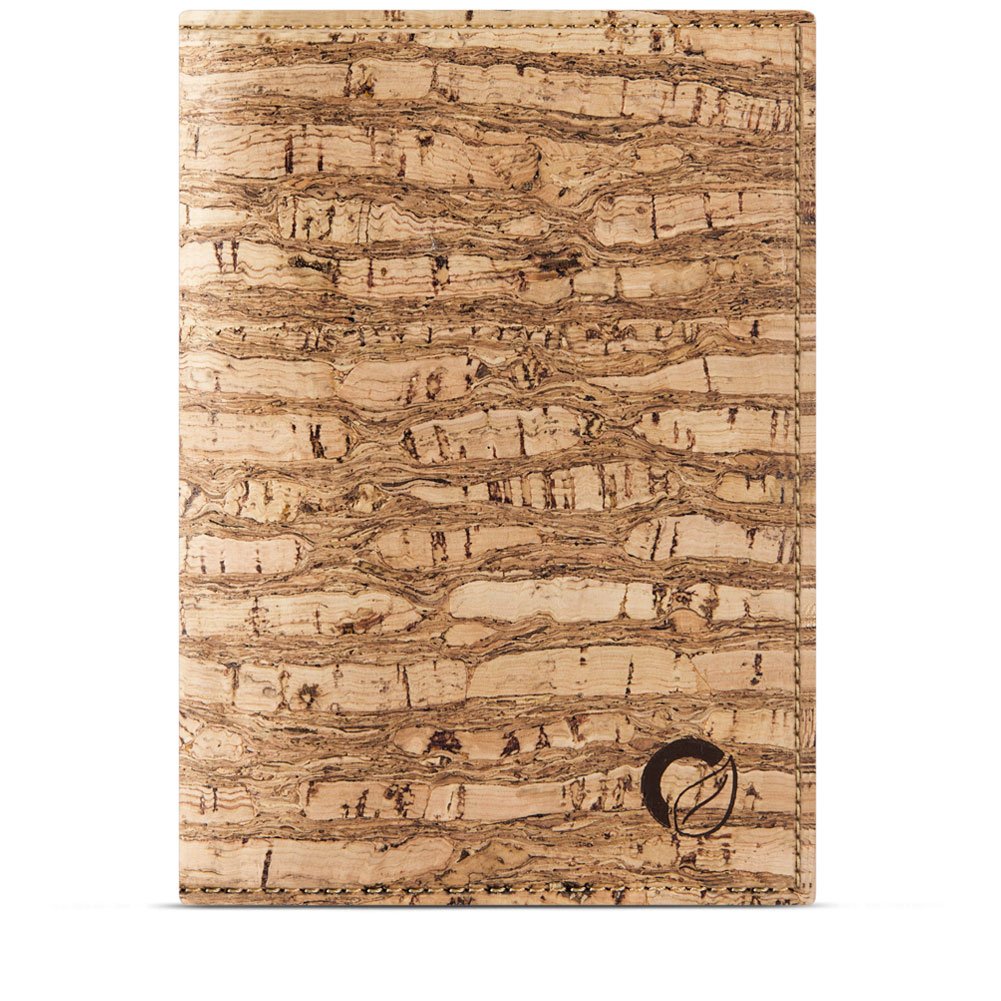 Corkor Wallets portafoglio passaporto sughero fantasia zebra