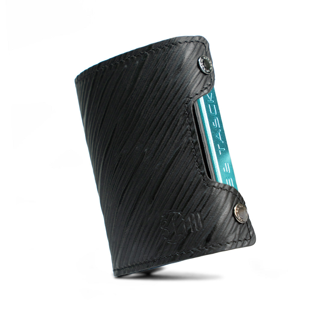 SLim Be Tasck Portacarte Pelle Epi Nero Frame Nero