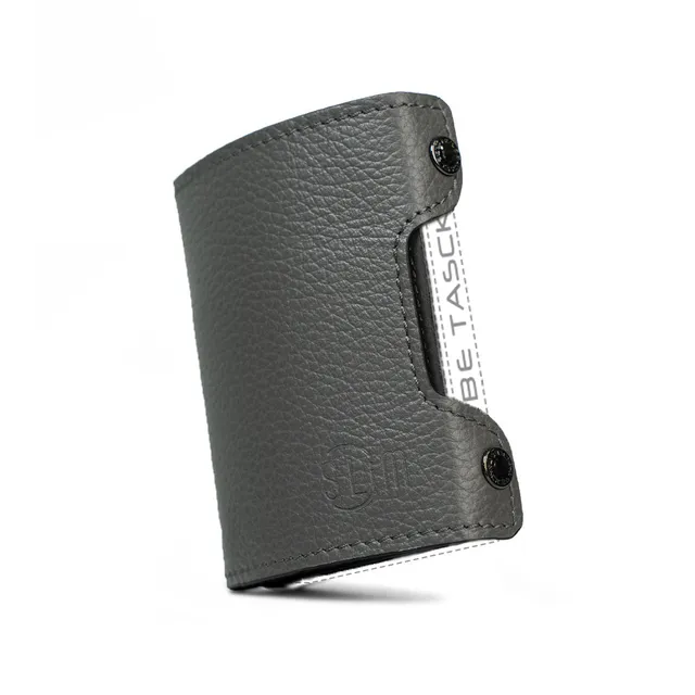 SLim Cover Pelle Be Tasck Bottalato Grigio cover