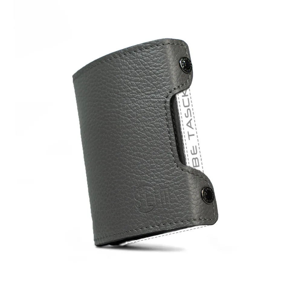 SLim Cover Pelle Be Tasck Bottalato Grigio cover