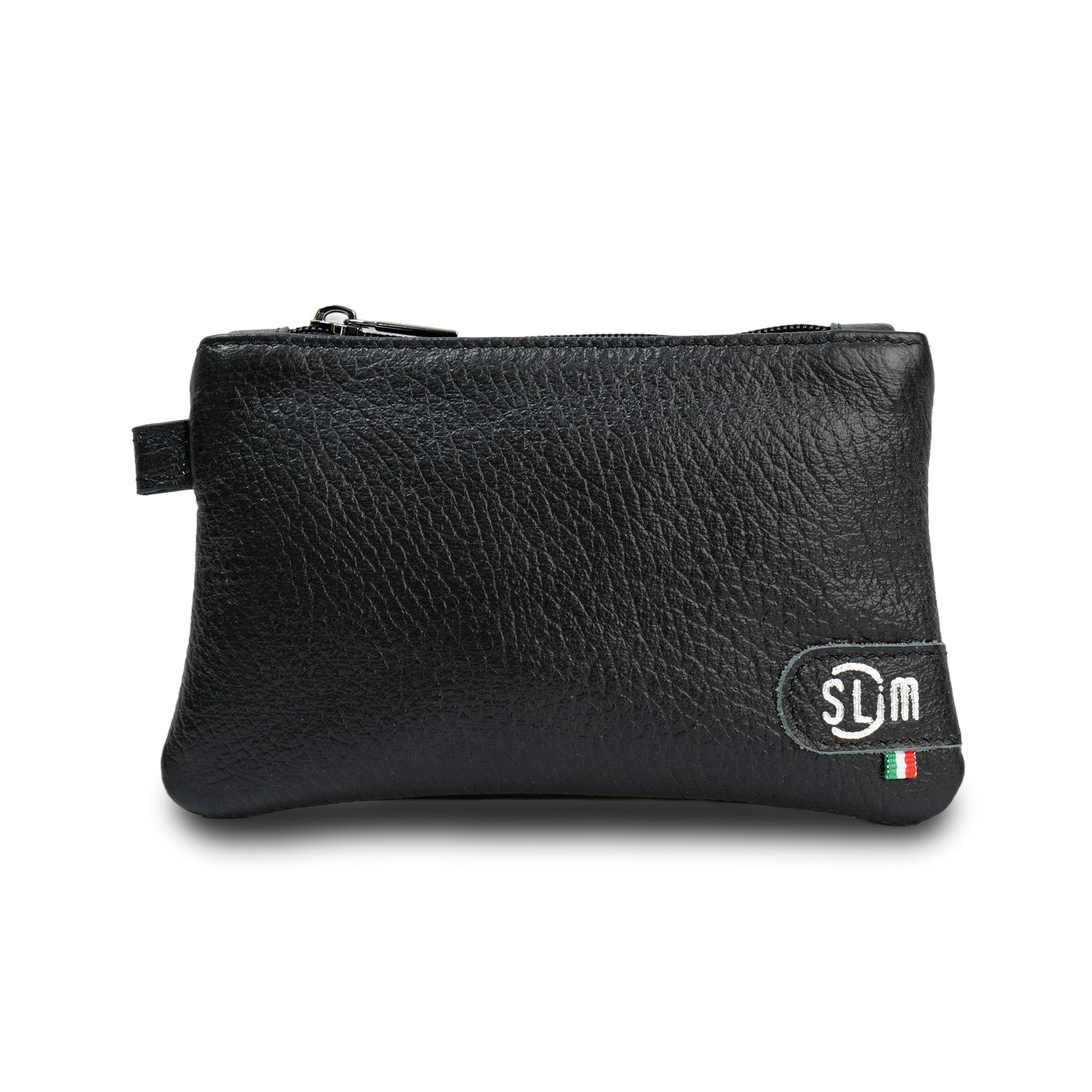 SLim Mini Pochette portamonete pelle compatta