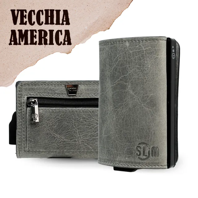 SLim Touch Portafoglio Crazy Grigio RFID