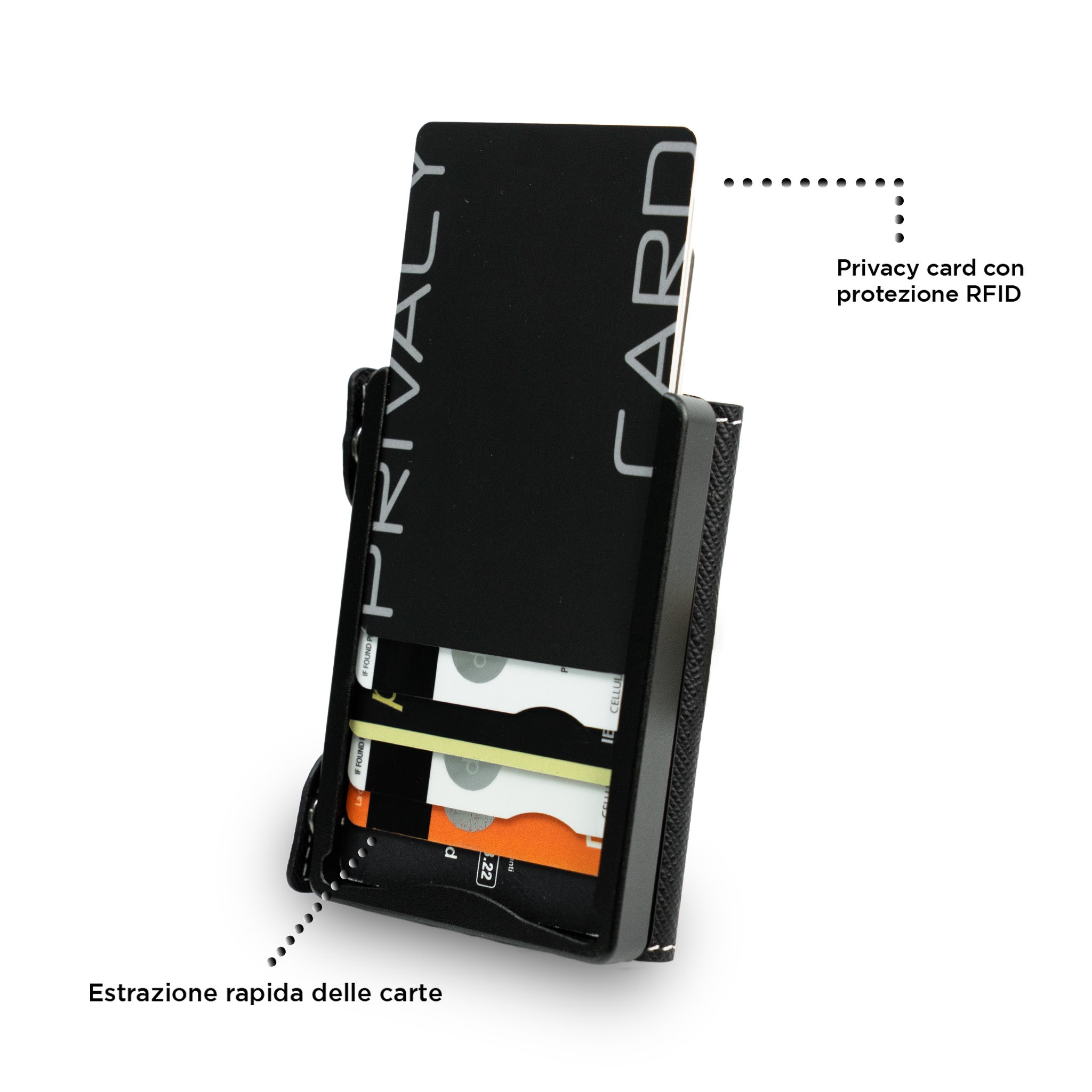 SLim Be Tasck Portafoglio Bicolor Bianconero