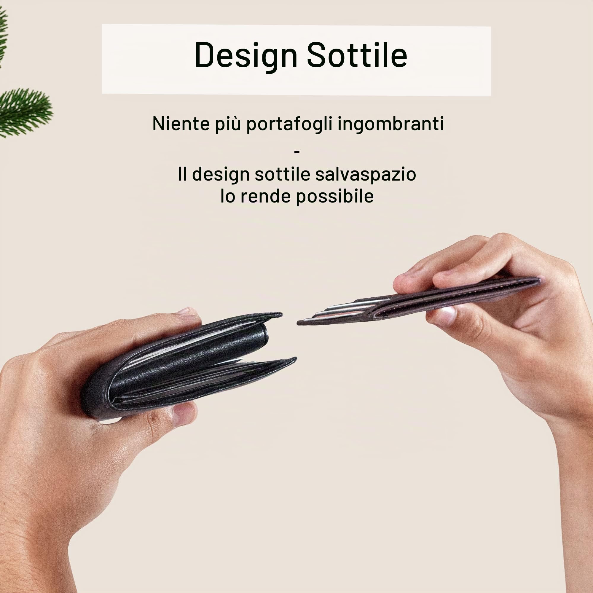 Corkor Wallets Portafoglio Sughero Marrone Chiaro Vegan RFID