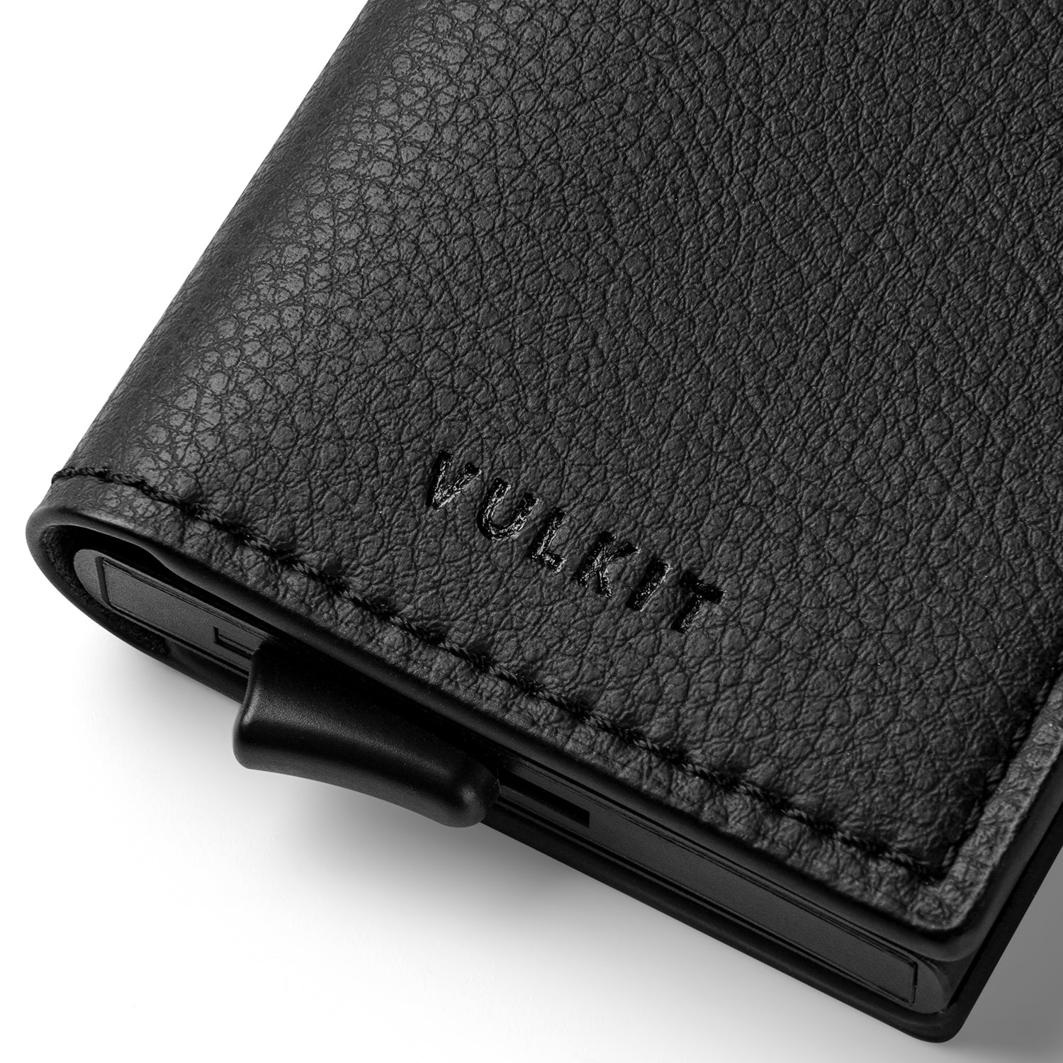 VULKIT VC201 porta carte alluminio RFID marrone bifold