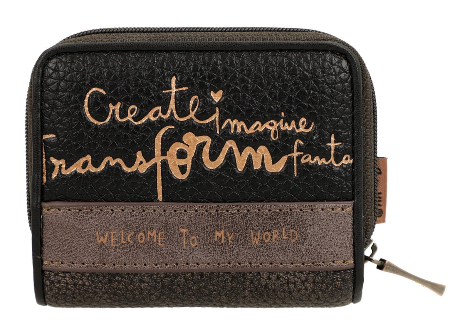 ANEKKE Dreamverse portafoglio donna piccolo RFID zip