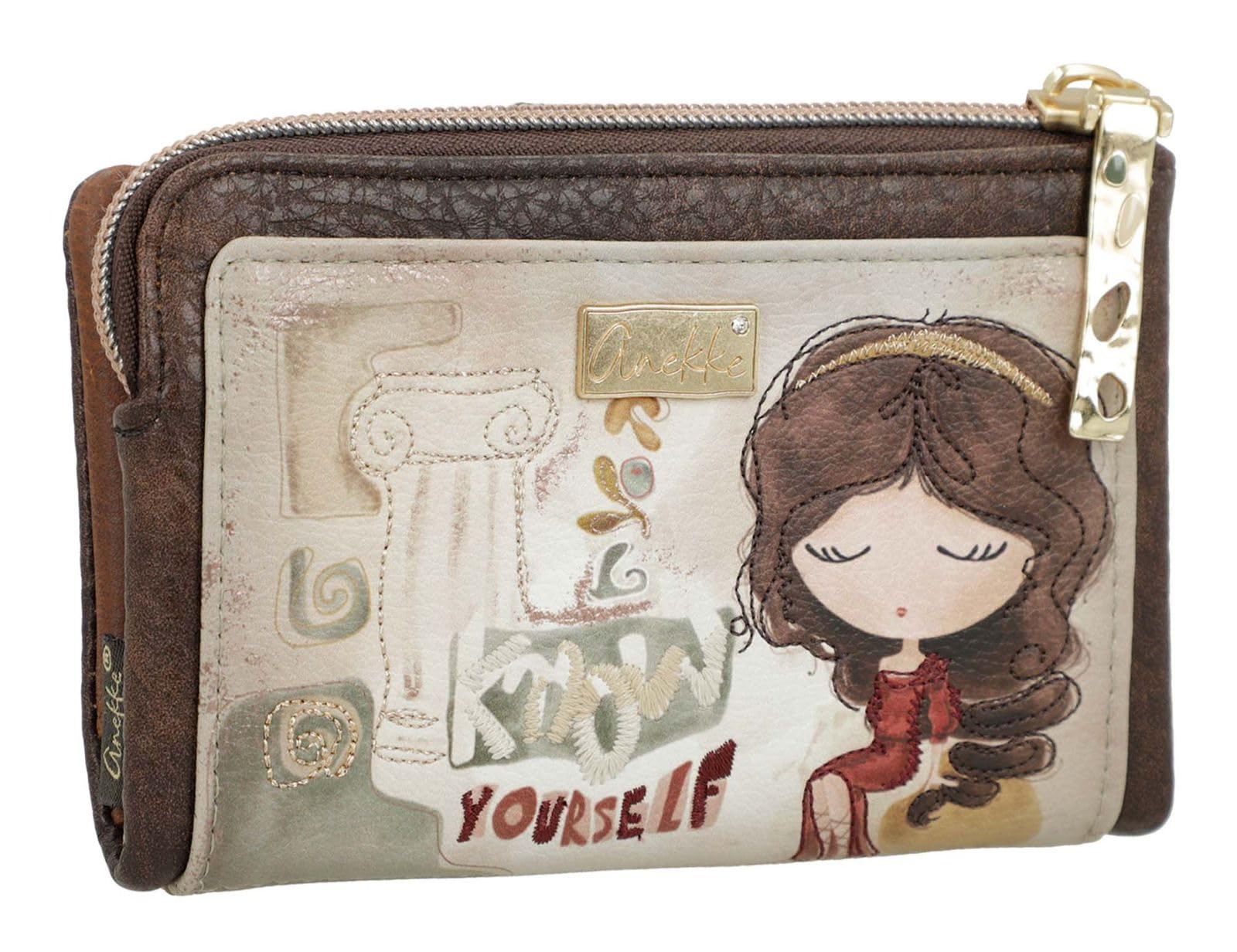 Anekke Muse Portamonete Medio Flessibile RFID Donna