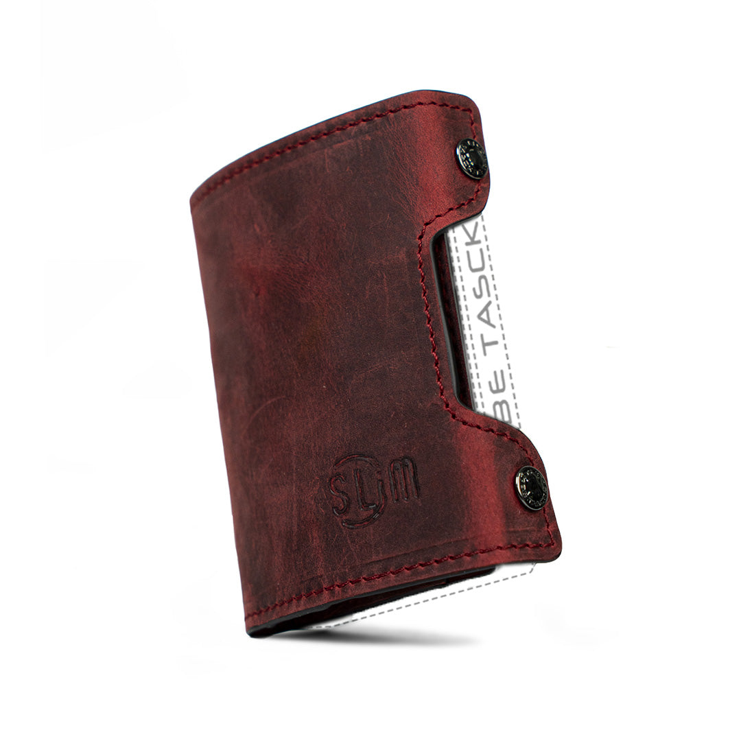 SLim Cover Pelle Be Tasck Crazy Horse Rosso