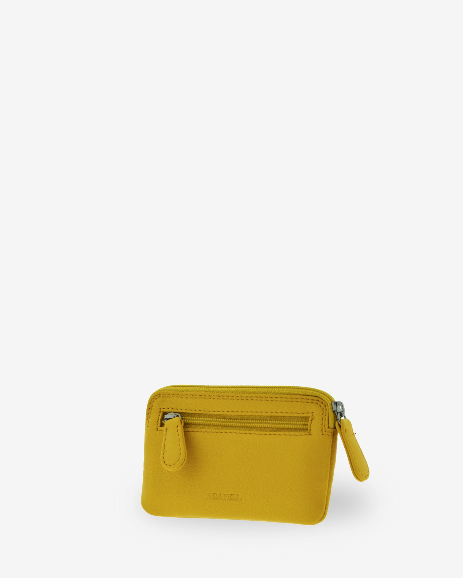 Adapell 8078 portamonete sottile patta Nero doppia zip chiavi