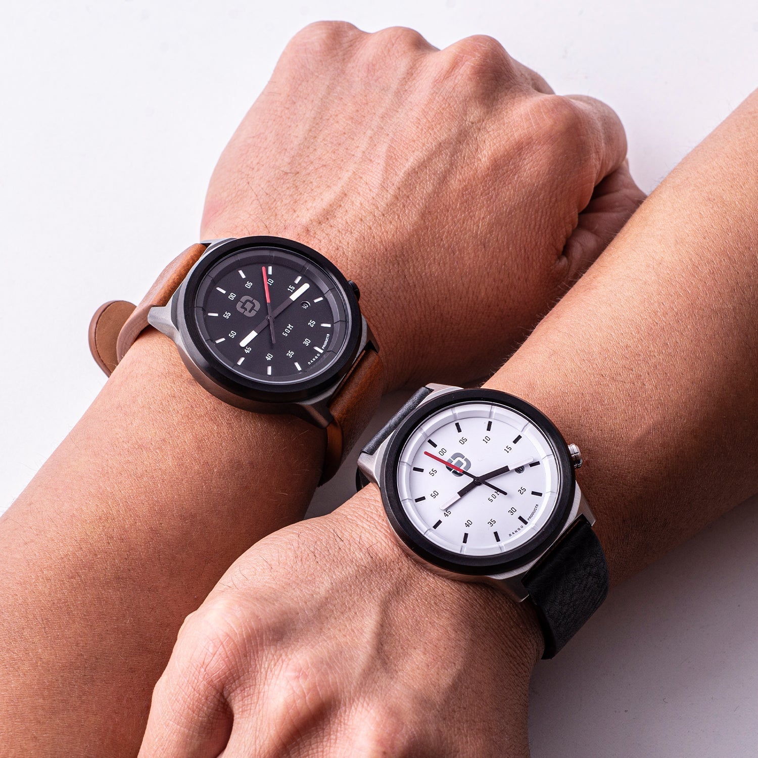 Dango Dapper Watch Orologio 45mm Pelle Nera 50M