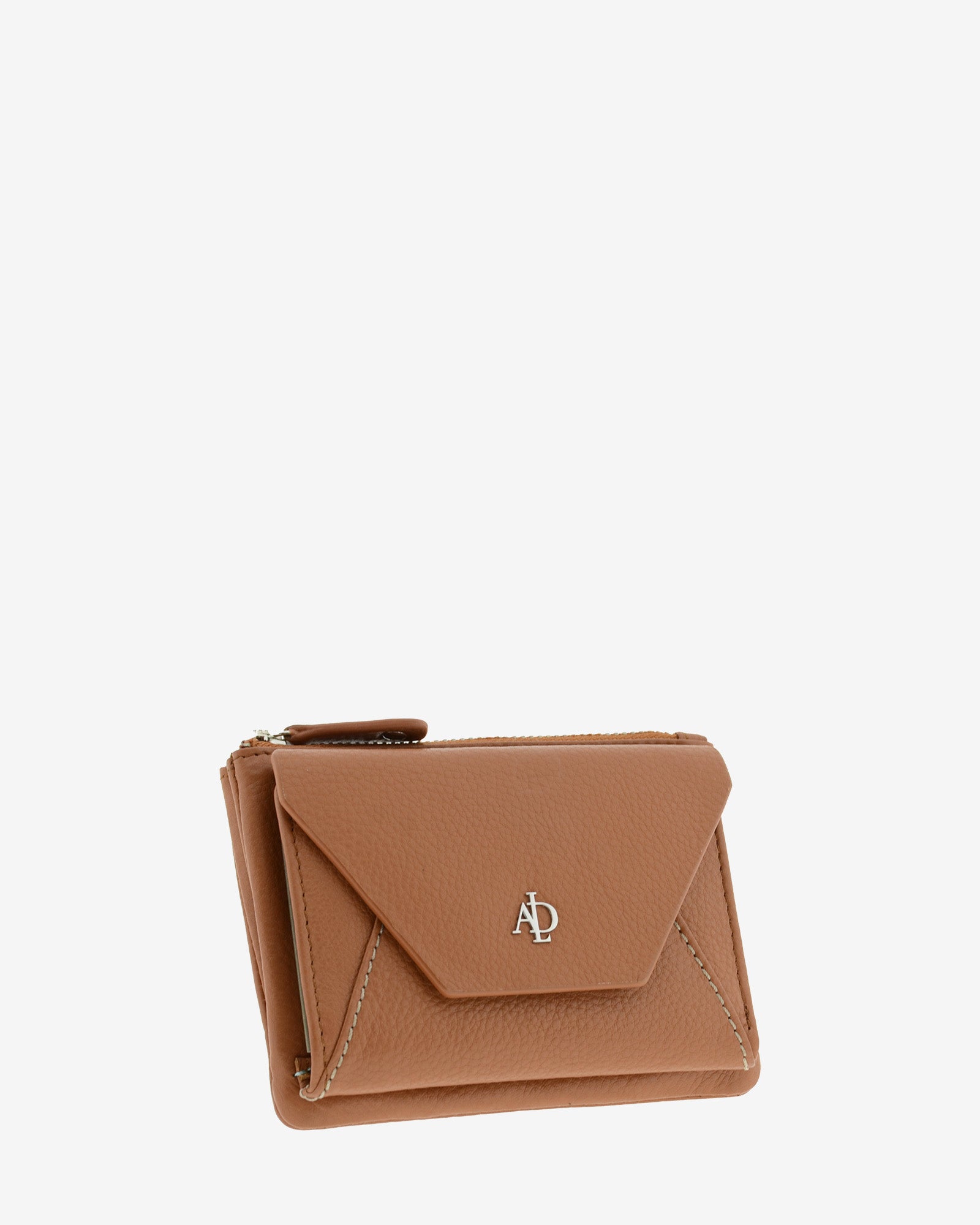 Adapell Lettera 4237 portafoglio piccolo donna Marrone 6 carte
