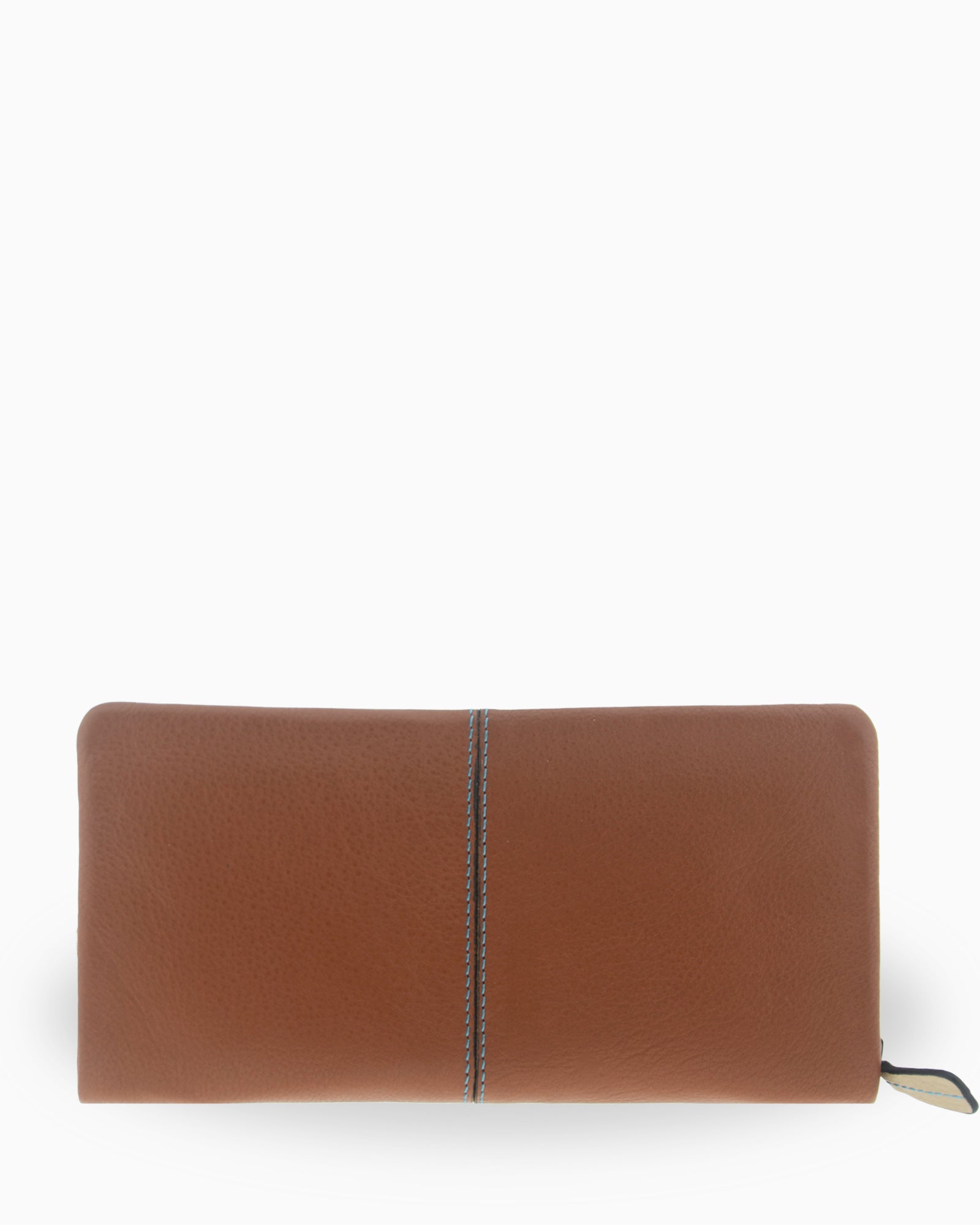 Adapell Atelier portafoglio grande donna Caramel zip RFID