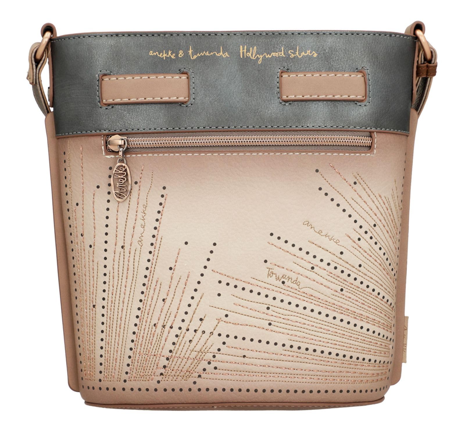 ANEKKE Hollywood Lazo Borsa Tracolla Donna Blu