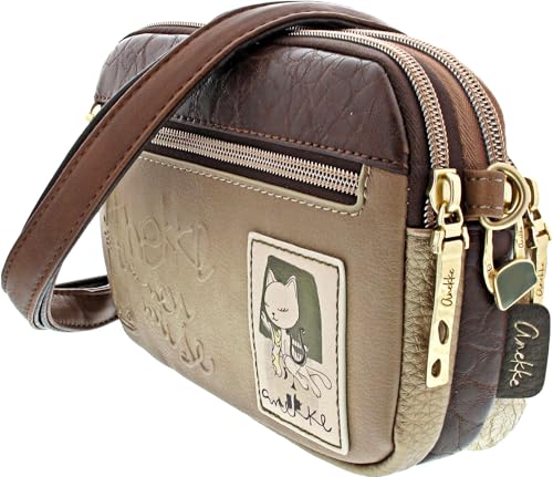 Anekke Muse Borsa a Tracolla Piccola 3 Scomparti
