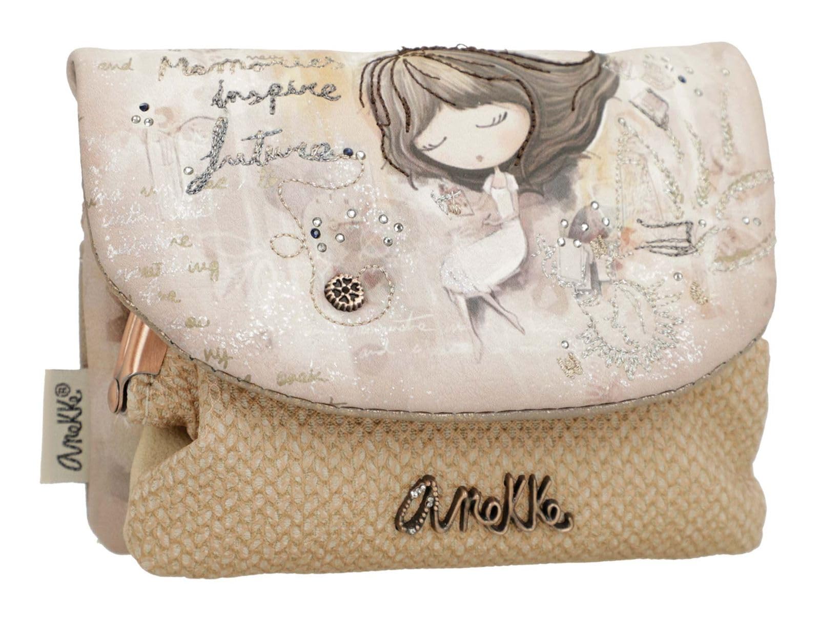 Anekke Memories portafoglio patta compatto stampa 12 cm