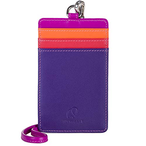 Mywalit Milano card holder lanyard Sangria Multi viaggio
